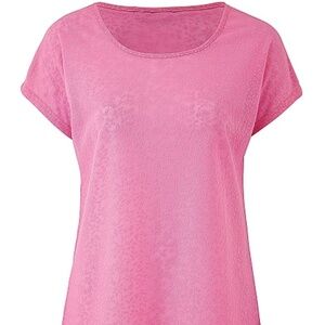 SIMPLY BE. ANTHOLOGY JERSEY JACQUARD TOP - PINK SIZE 16 (NEW WITH TAGS) A15